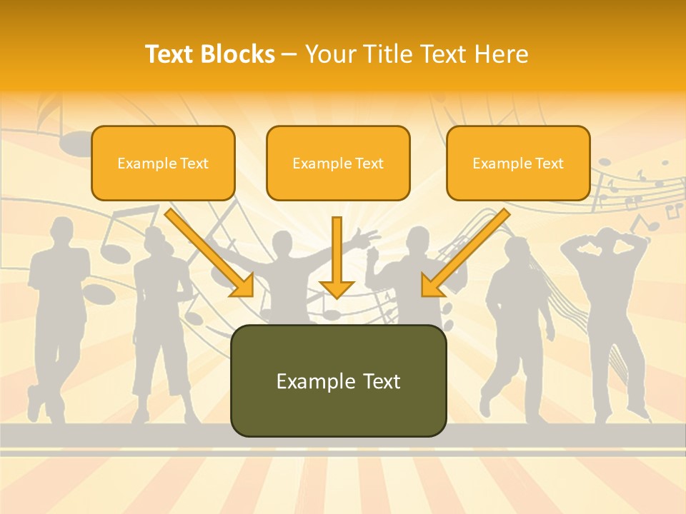 Motion Stripe Image PowerPoint Template