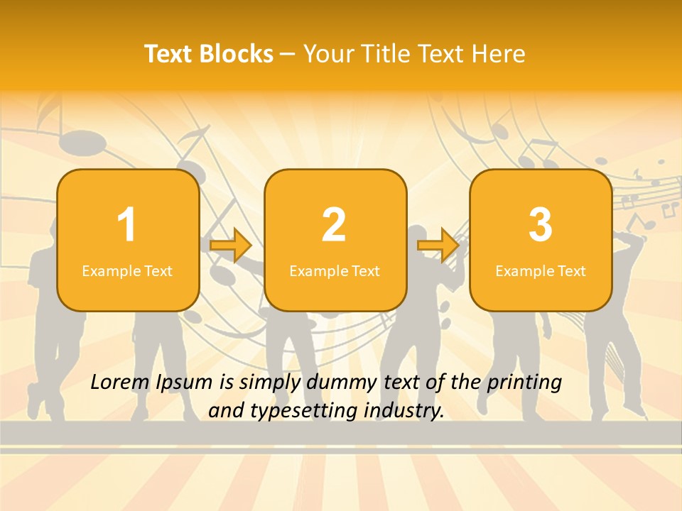 Motion Stripe Image PowerPoint Template