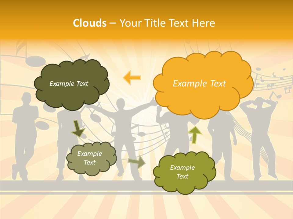 Motion Stripe Image PowerPoint Template