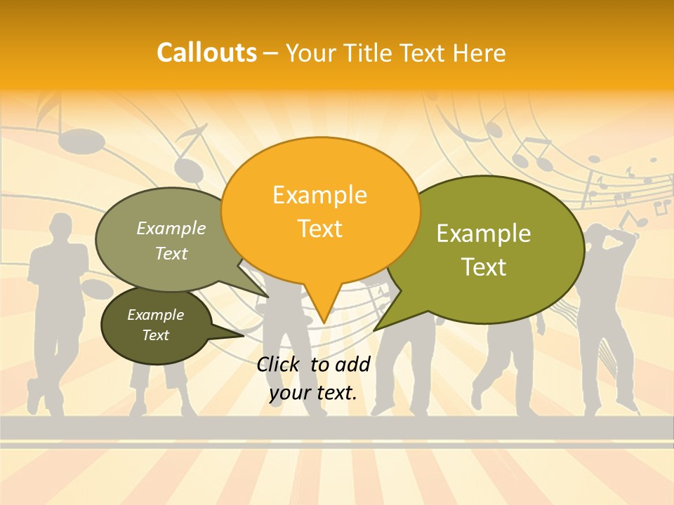 Motion Stripe Image PowerPoint Template