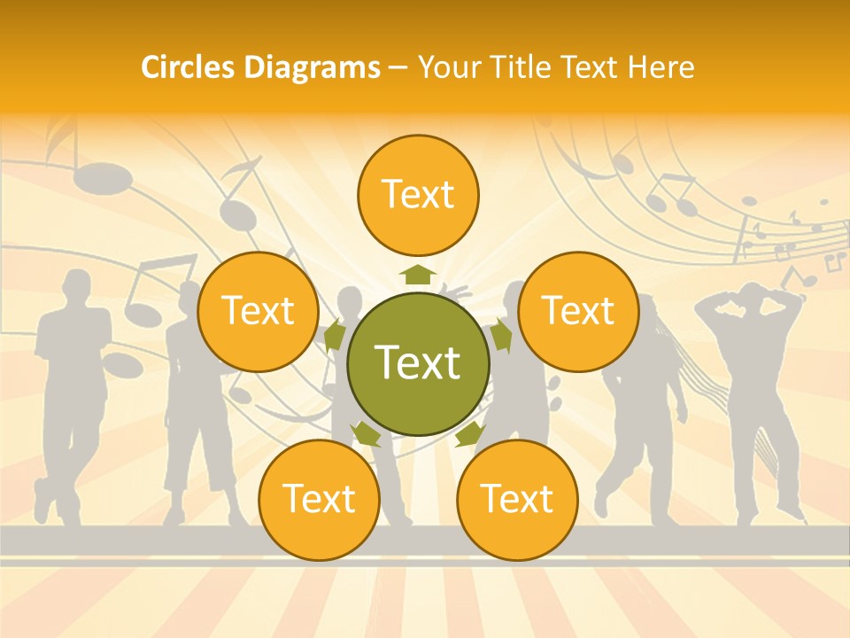 Motion Stripe Image PowerPoint Template