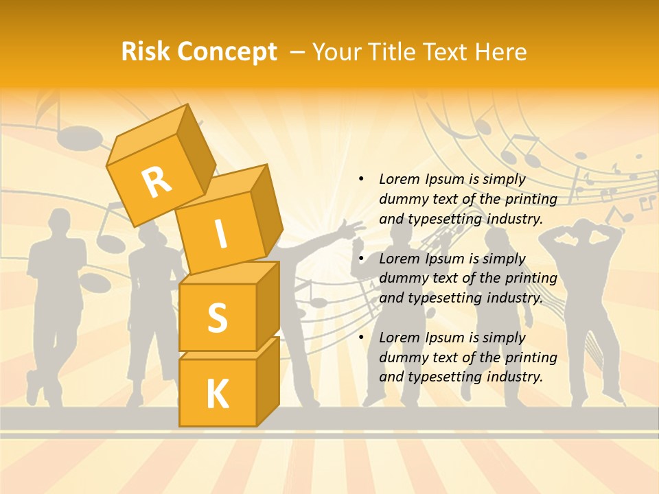 Motion Stripe Image PowerPoint Template