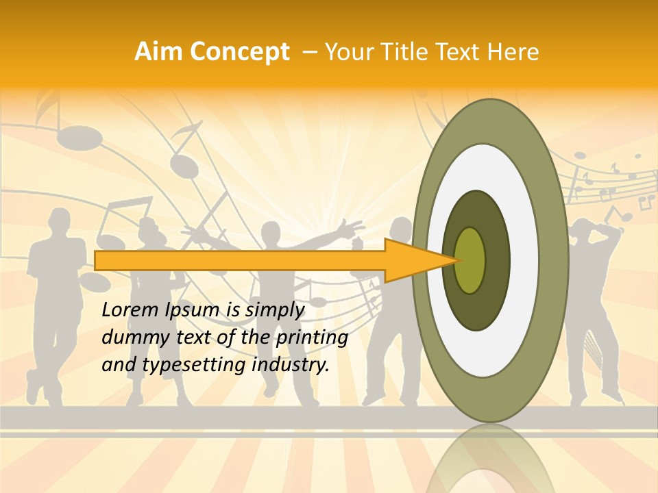 Motion Stripe Image PowerPoint Template