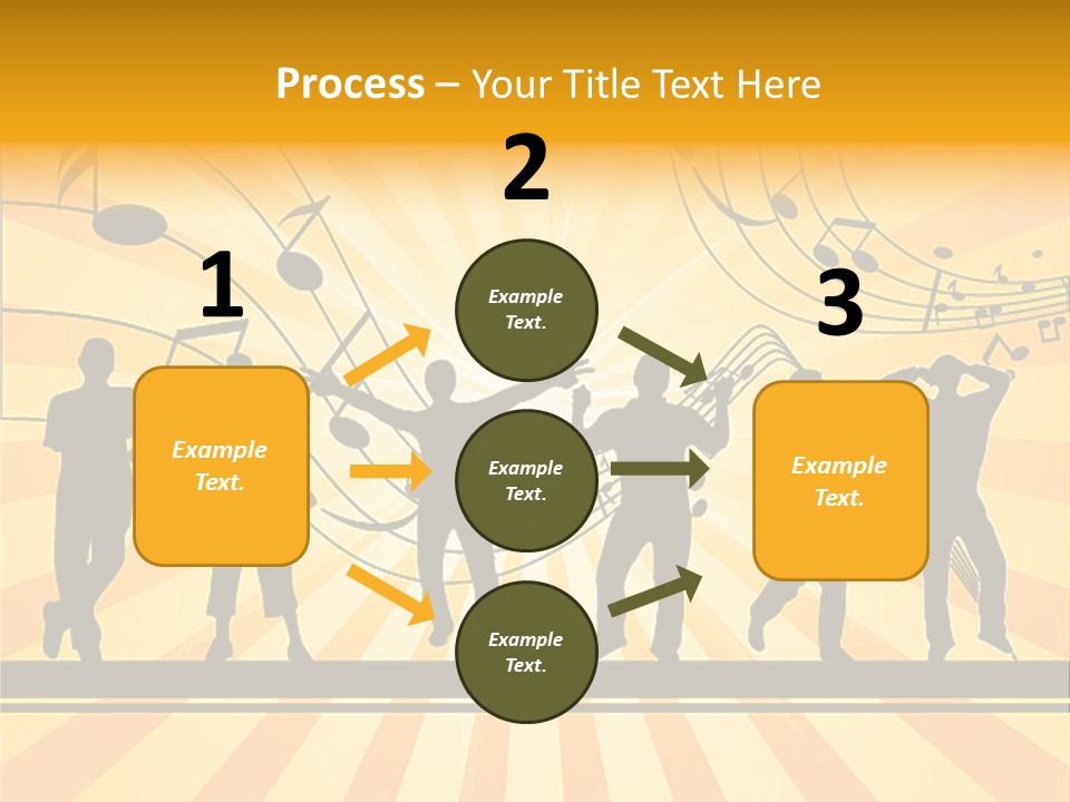 Motion Stripe Image PowerPoint Template