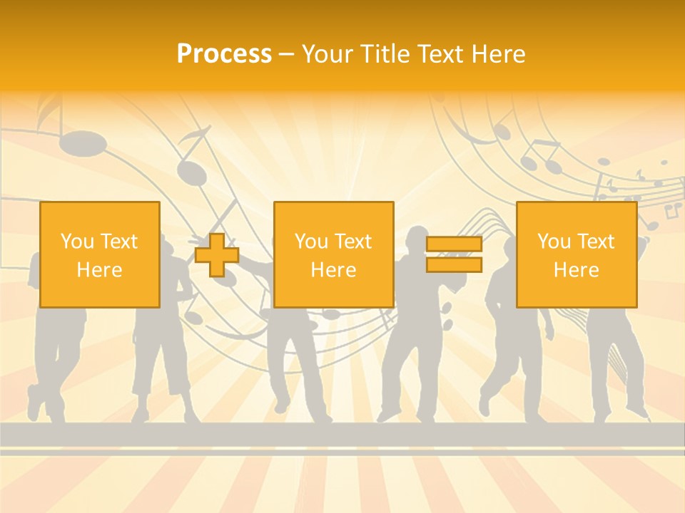 Motion Stripe Image PowerPoint Template