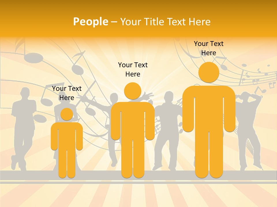 Motion Stripe Image PowerPoint Template