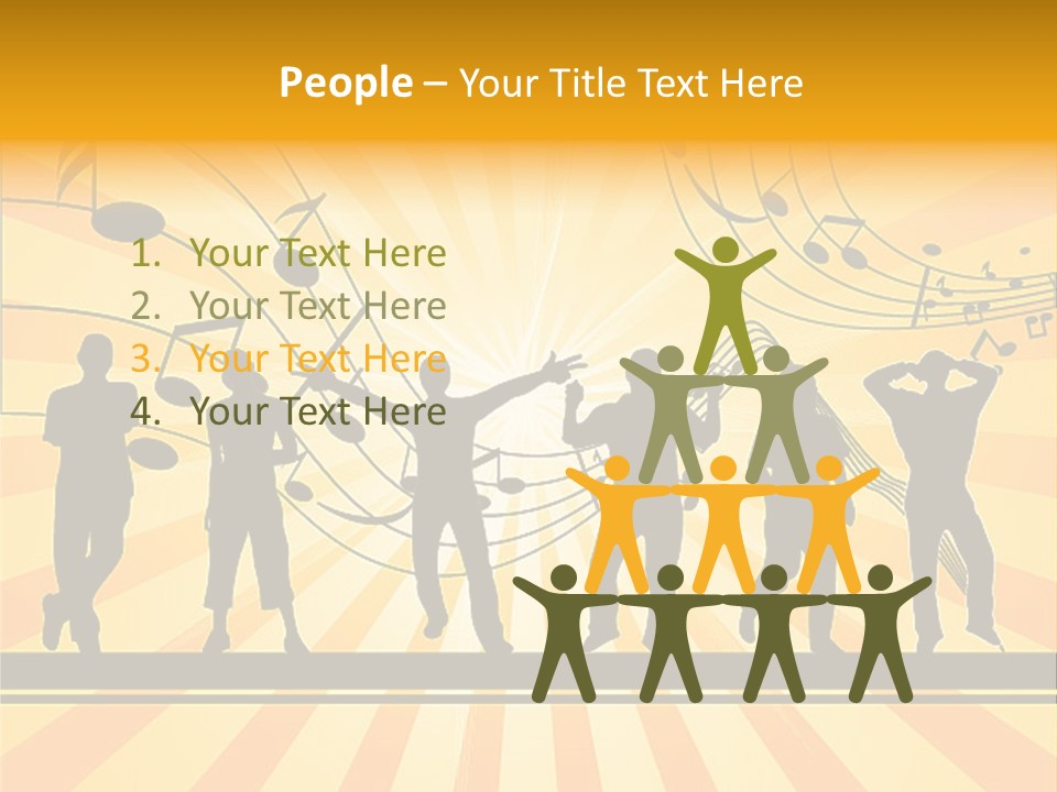 Motion Stripe Image PowerPoint Template