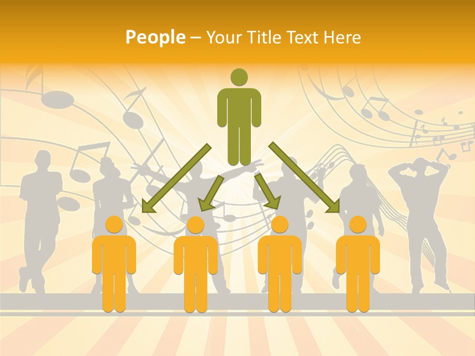 Motion Stripe Image PowerPoint Template