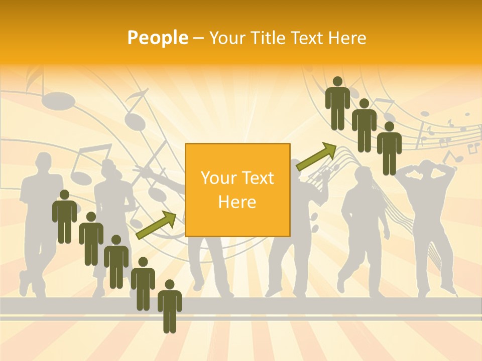 Motion Stripe Image PowerPoint Template