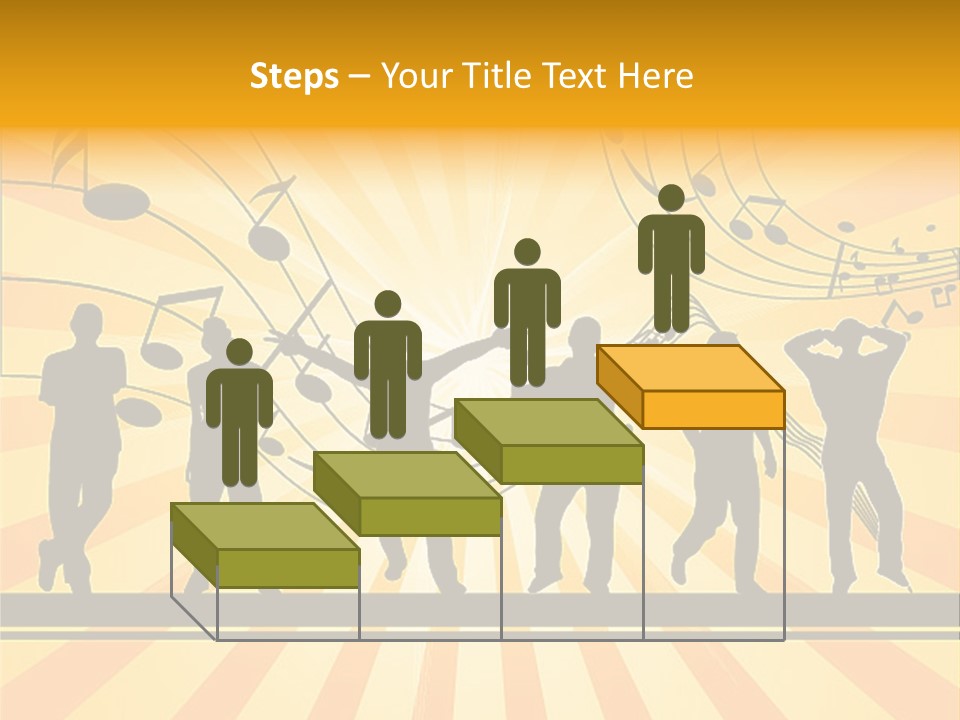 Motion Stripe Image PowerPoint Template