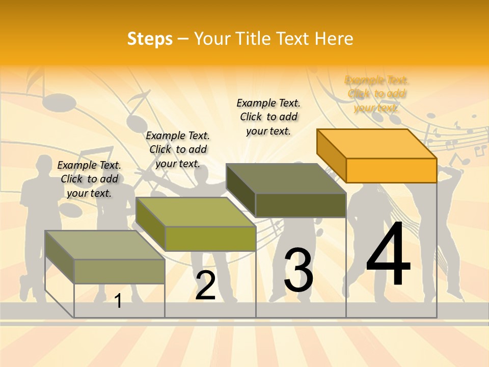 Motion Stripe Image PowerPoint Template