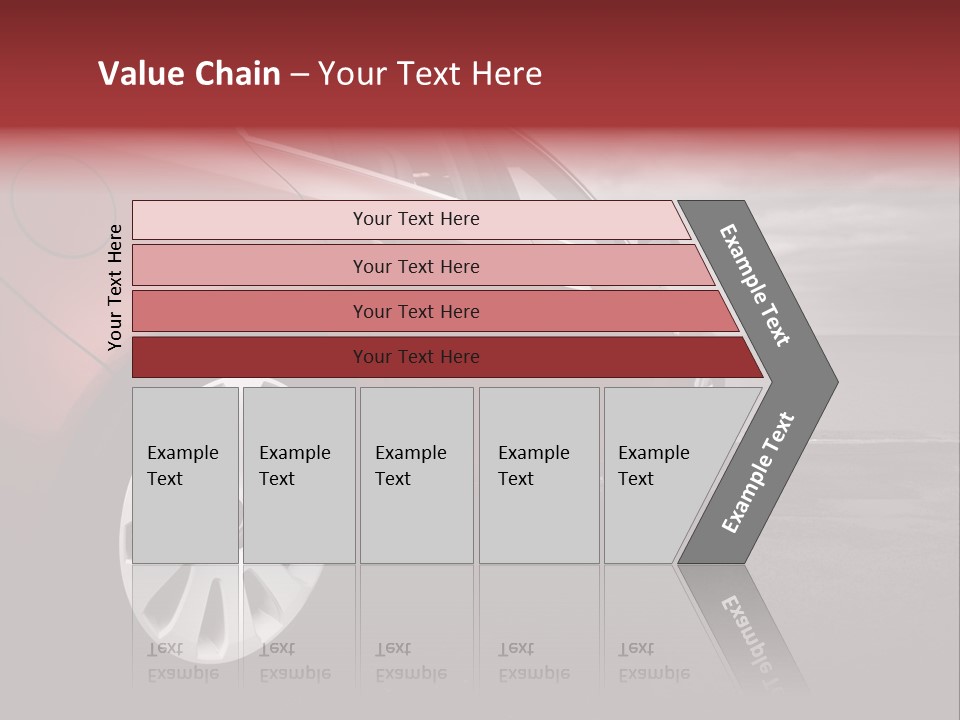 Motor Red Drive PowerPoint Template