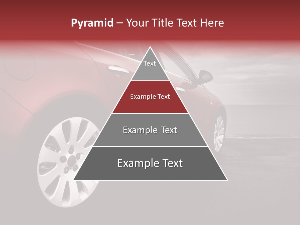 Motor Red Drive PowerPoint Template