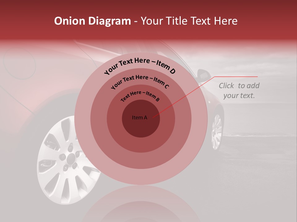 Motor Red Drive PowerPoint Template