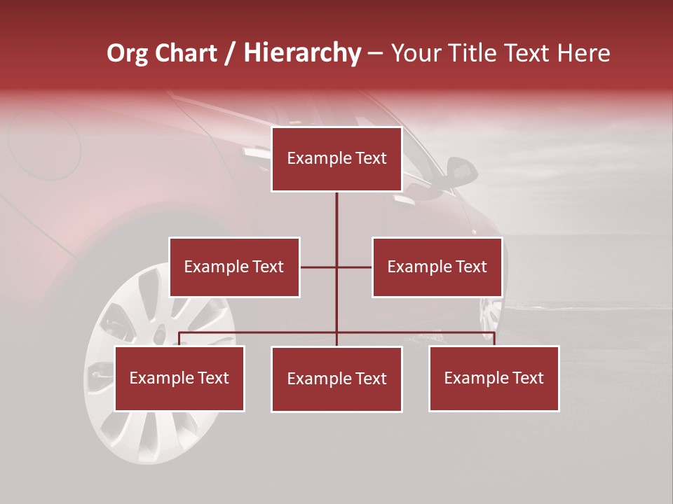 Motor Red Drive PowerPoint Template