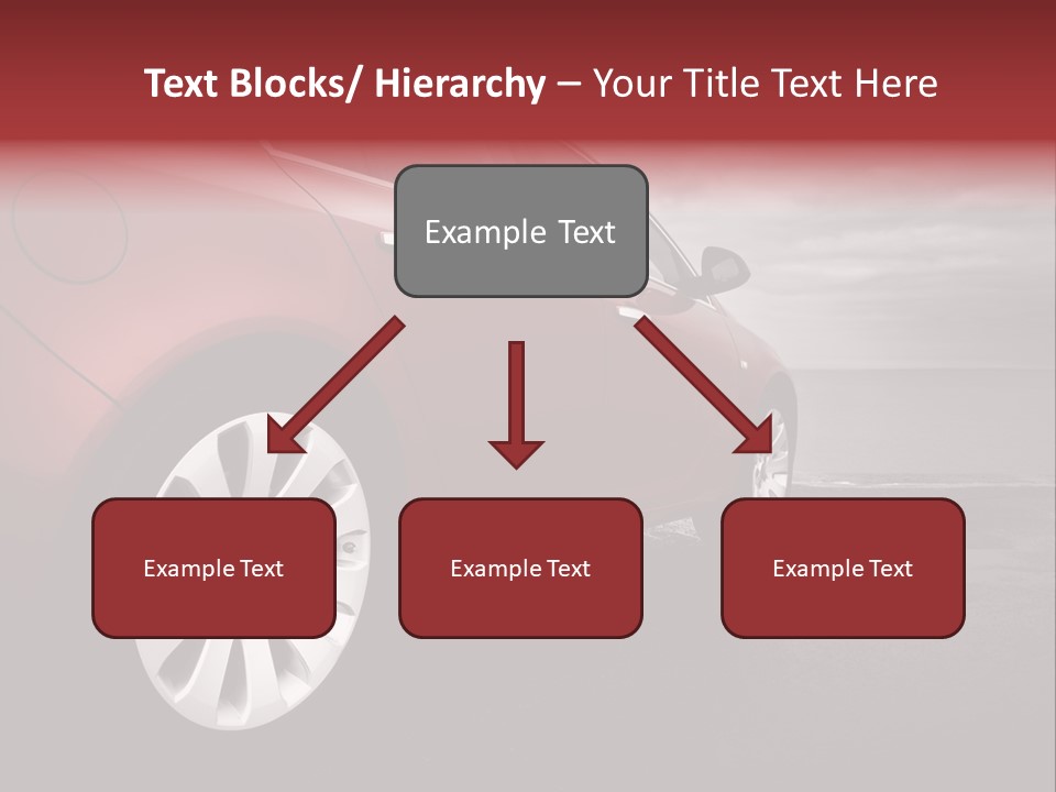 Motor Red Drive PowerPoint Template
