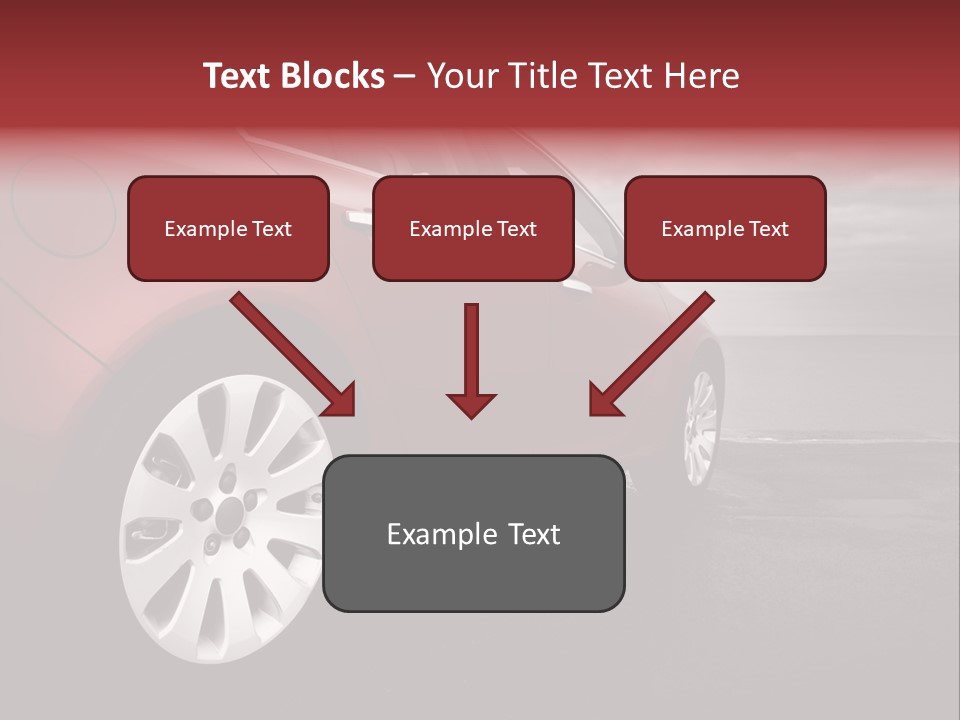 Motor Red Drive PowerPoint Template