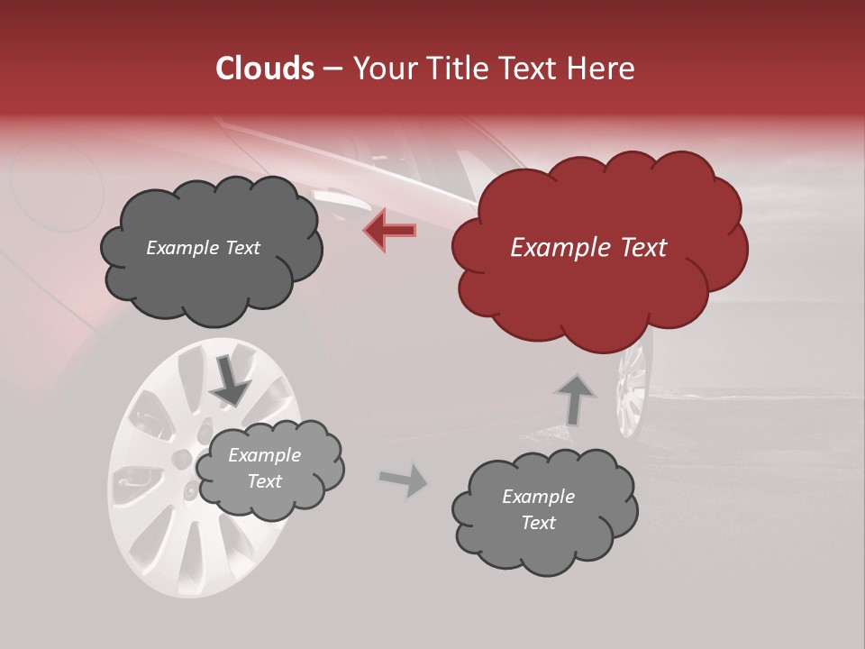 Motor Red Drive PowerPoint Template