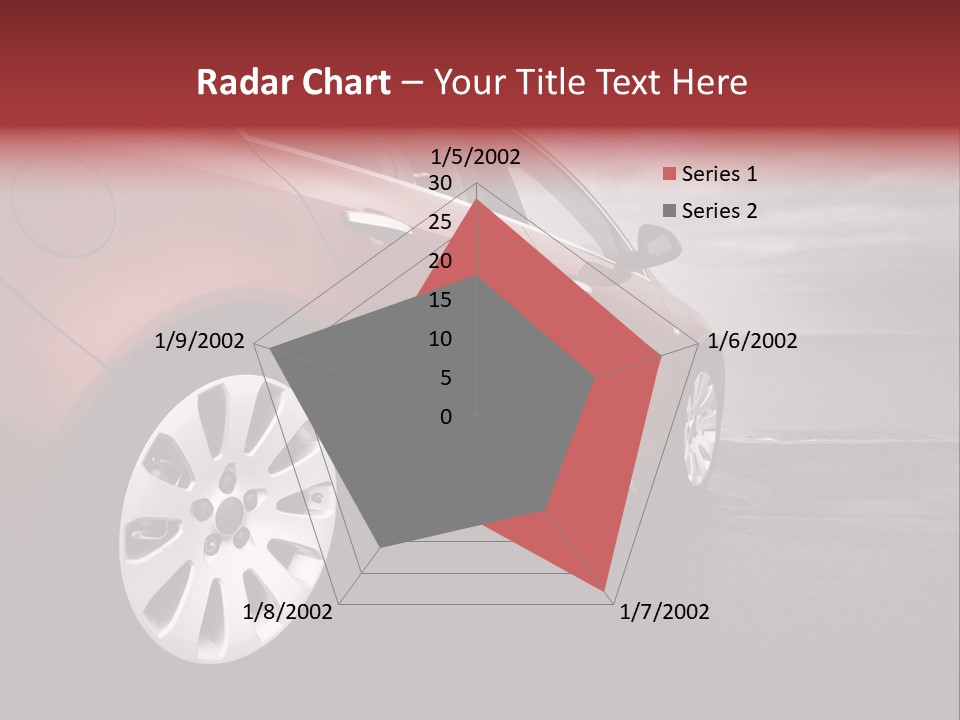 Motor Red Drive PowerPoint Template
