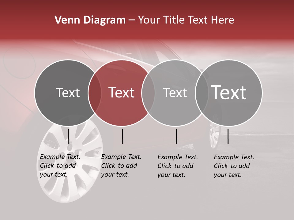 Motor Red Drive PowerPoint Template