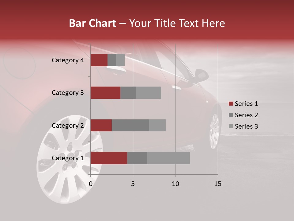 Motor Red Drive PowerPoint Template