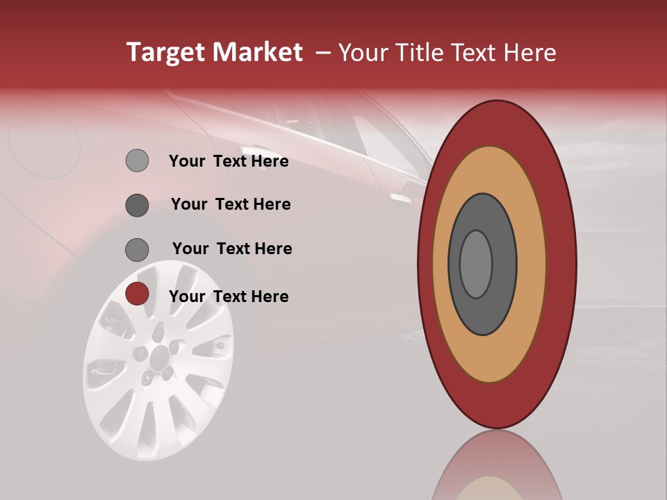 Motor Red Drive PowerPoint Template