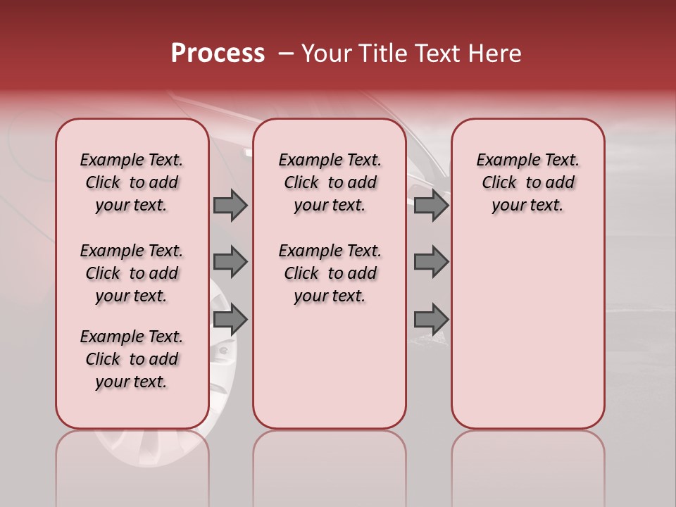 Motor Red Drive PowerPoint Template