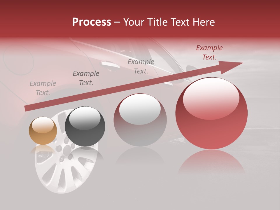 Motor Red Drive PowerPoint Template