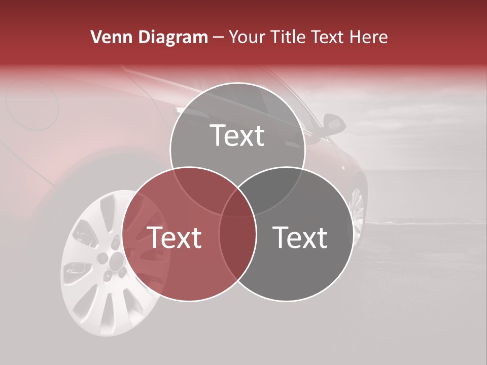 Motor Red Drive PowerPoint Template