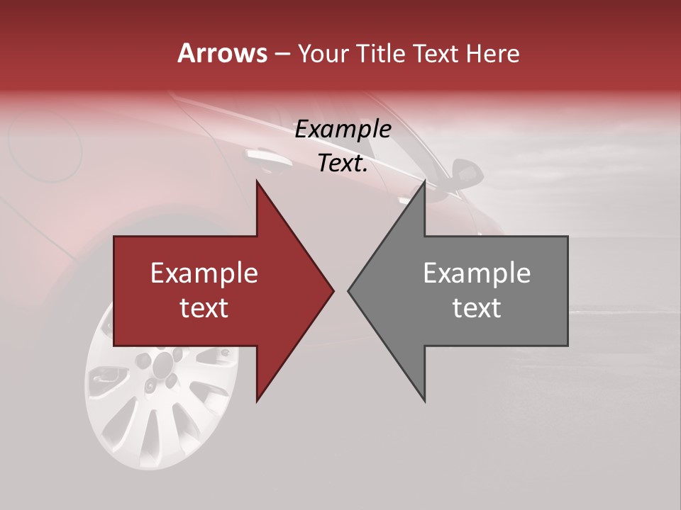 Motor Red Drive PowerPoint Template
