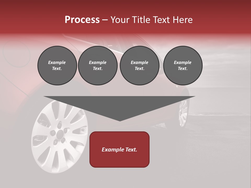 Motor Red Drive PowerPoint Template