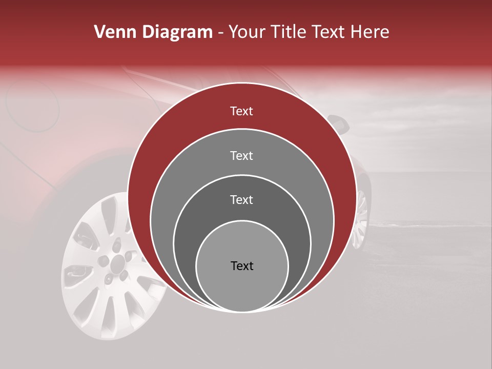 Motor Red Drive PowerPoint Template