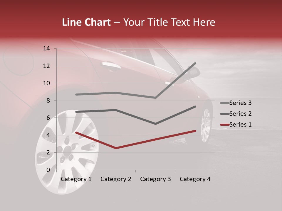 Motor Red Drive PowerPoint Template