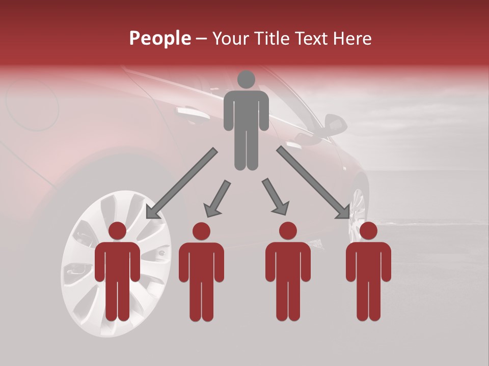 Motor Red Drive PowerPoint Template