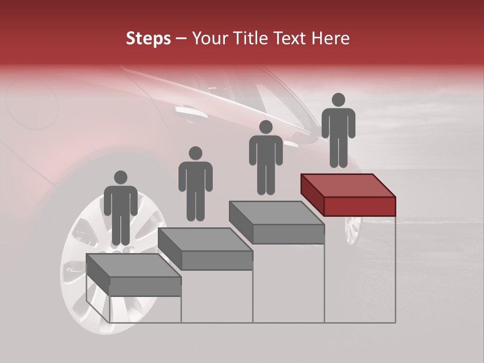 Motor Red Drive PowerPoint Template