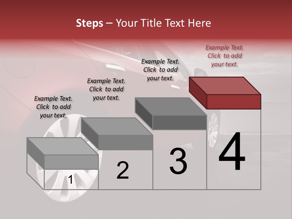 Motor Red Drive PowerPoint Template