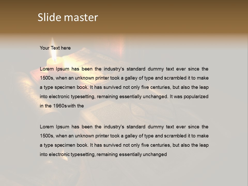 Discovery Mystery Aged PowerPoint Template