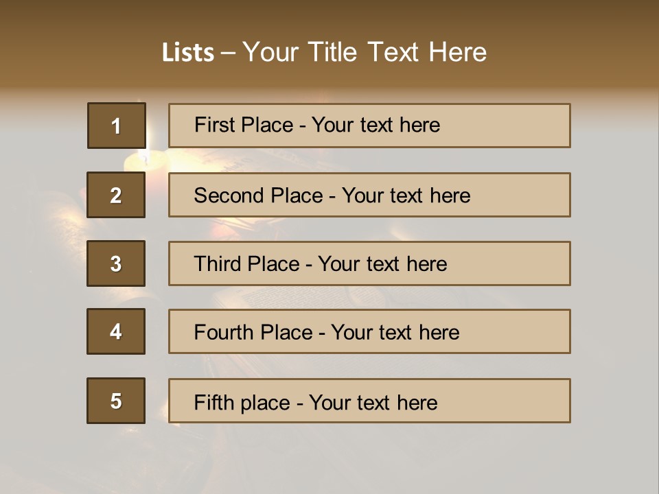 Discovery Mystery Aged PowerPoint Template