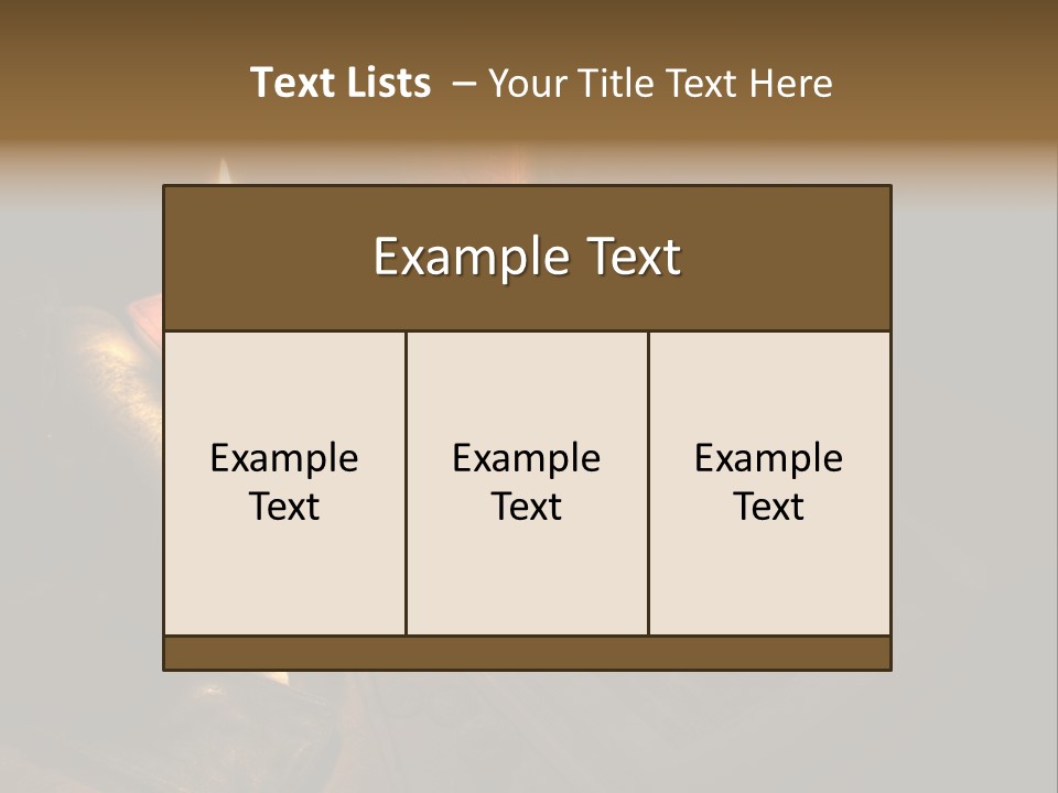 Discovery Mystery Aged PowerPoint Template