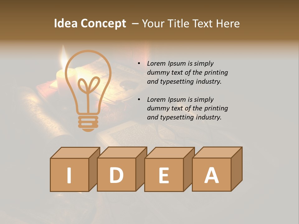 Discovery Mystery Aged PowerPoint Template