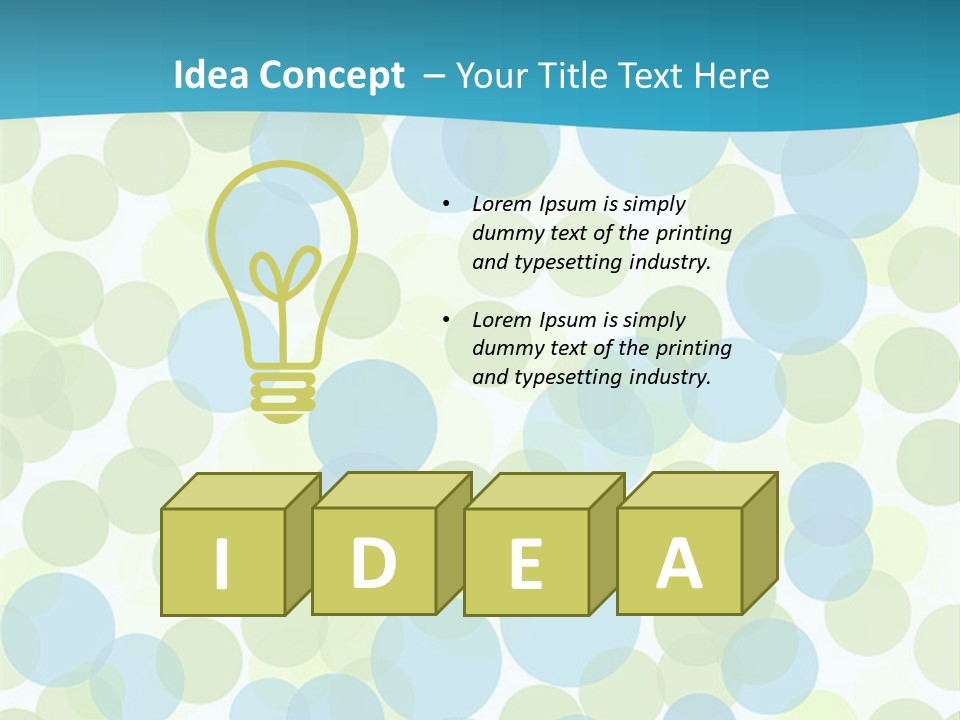 Decor Circle Pattern PowerPoint Template