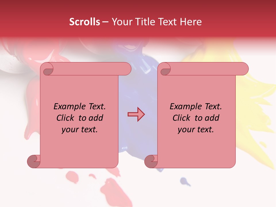 White Woman Book PowerPoint Template