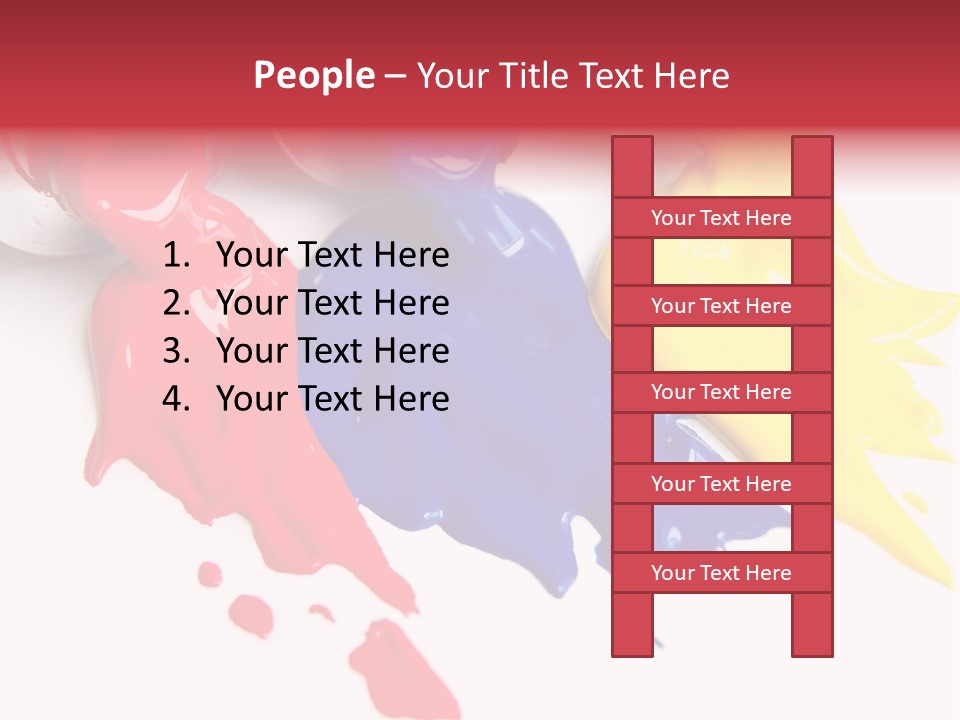 White Woman Book PowerPoint Template