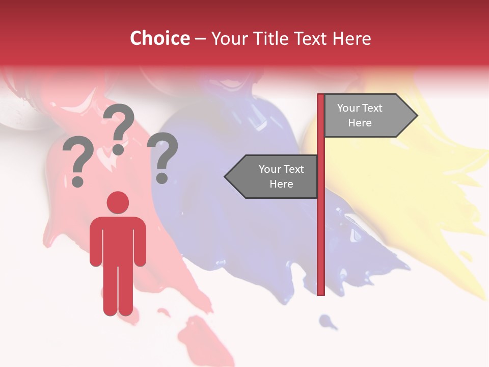 White Woman Book PowerPoint Template