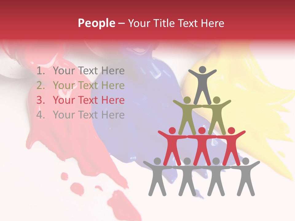 White Woman Book PowerPoint Template