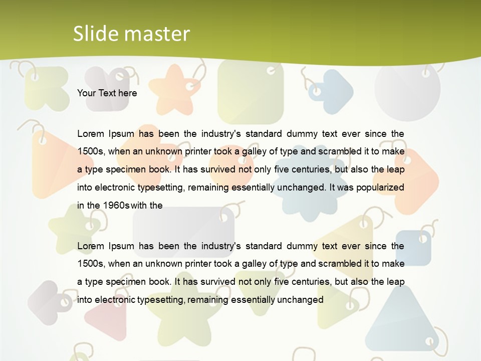 Internet Symbol Blog PowerPoint Template