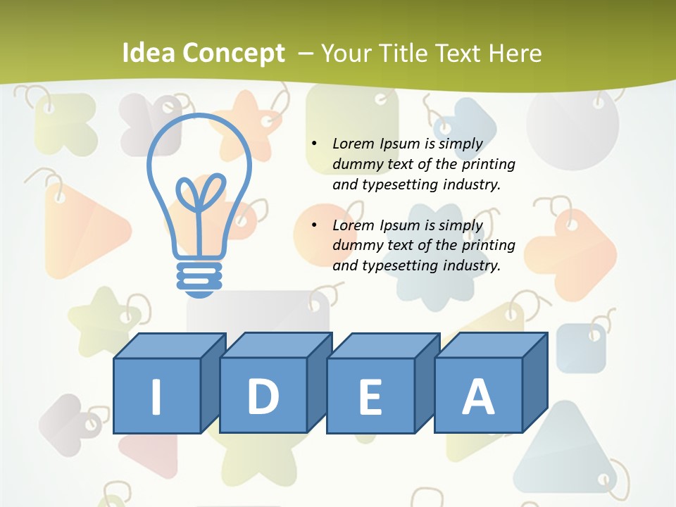 Internet Symbol Blog PowerPoint Template