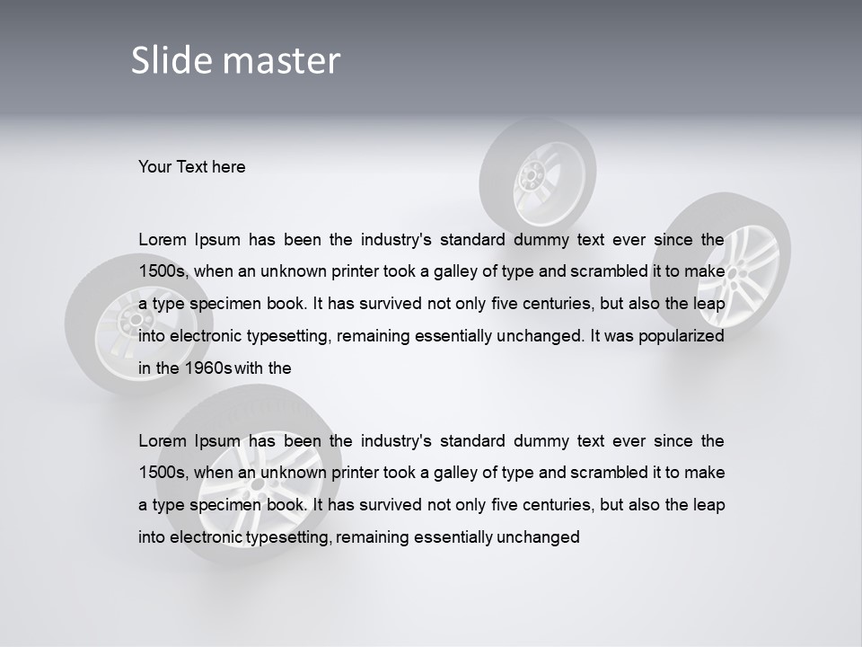 Tread Transport Service PowerPoint Template