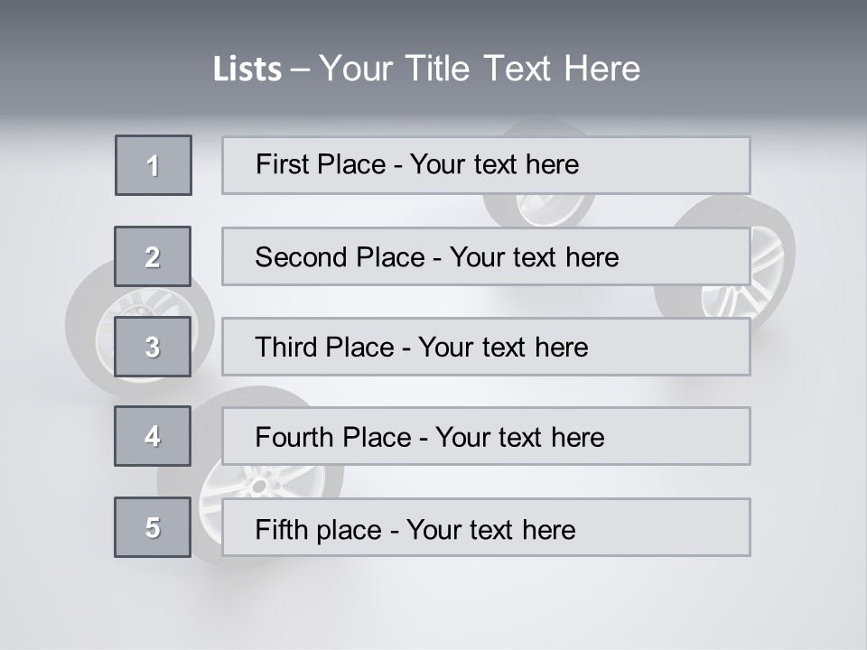 Tread Transport Service PowerPoint Template