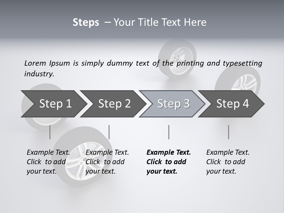 Tread Transport Service PowerPoint Template